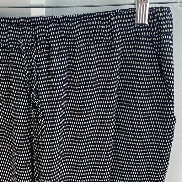 Haute Hippie Black Silk Polka Dot Pull On Pants size M - Picture 4 of 7